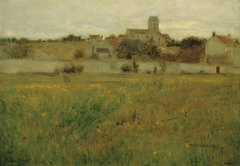 Ansicht von Auvers-sur-Oise by Eugen Jettel