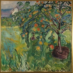 Apple Tree by the Studio by Edvard Munch