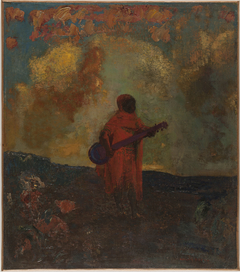 Arabe musicien by Odilon Redon