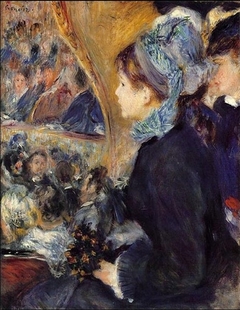 At the Theatre (La Première Sortie) by Auguste Renoir