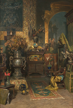 Atelierinterieur by Julius Victor Berger