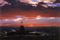 Beacon, off Mount Desert Island by Frederic Edwin Church