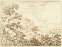 Bergachtig landschap by Jan Gabrielsz Sonjé