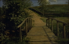 Bridge over a Stream in Assens, Funen by Dankvart Dreyer