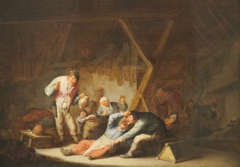 Carousing Peasants by Adriaen van Ostade