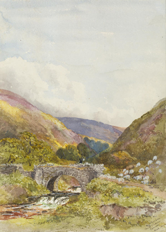 Chalk Stream, Exmoor, North Devon by Lydia Etheldreda Birch