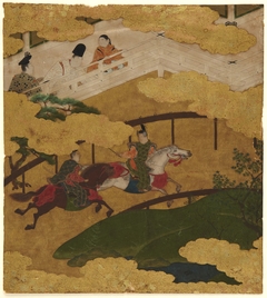 Chapter Twenty-Five “Fireflies” from The Tale of Genji by Tosa Mitsuyoshi