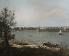 Chelsea from the Thames at Battersea Reach by Canaletto