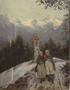 Children in the Forest by Mathilde Freiin von Freytag-Loringhoven