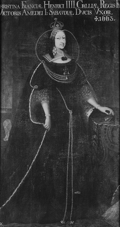 Christina von Frankreich (1606-1663), Herzogin von Savoyen, Gemahlin des Viktor Amadeus' I. von Savoyen by Anonymous