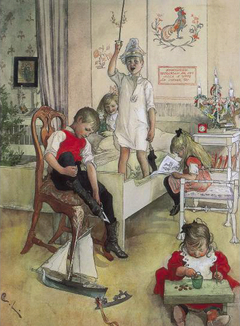 Christmas Morning by Carl Larsson