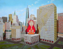 Civic Center with Matrioska by federico cortese