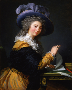 Comtesse de Cérès Former title (from 1963 to 1992)- Lady Folding a Letter by Elisabeth Louise Vigée Le Brun