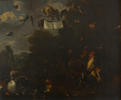 Concert of birds by Melchior d'Hondecoeter