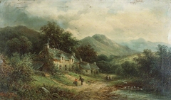 Cottage at Dolgellau by Erasmus Walter Ellis