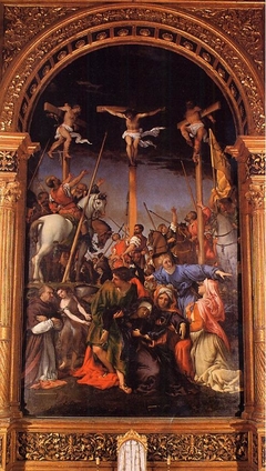 Crucifixion by Lorenzo Lotto