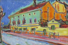 Dance Hall Bellevue [obverse] by Ernst Ludwig Kirchner