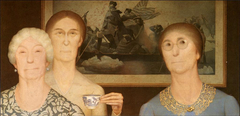 Daughters of Revolution by Grant Wood