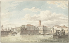 De haven van Civitavecchia by Jean Grandjean