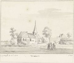 De kerk van Weurt, Gelderland by Cornelis Pronk
