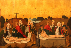 Deposition from the Cross, Entombment of Christ by Caspar Isenmann