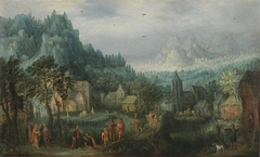 Der Hauptmann von Kapernaum by David Vinckboons