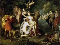 Diana and Actaeon (Ovid. Metam. III, 143-250) by Jan Brueghel the Elder