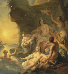 Diana's Bathing by Noel-Nicolas Coypel