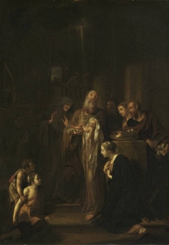 Die Darbringung im Tempel by Adriaen van der Werff