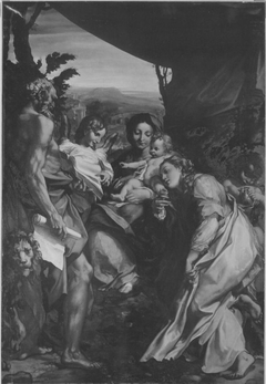 Die Madonna des hl. Hieronymus (nach Correggio) by August Wolf