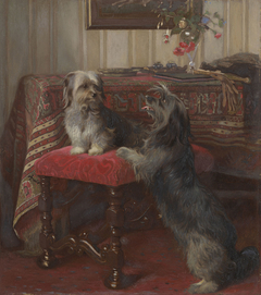 Dot and Cairnach, after Otto Weber by Charles Burton Barber