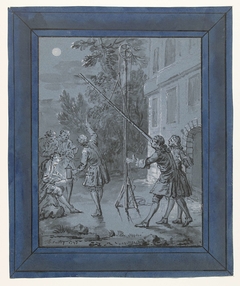 Een dier in de maan / Un Animal dans la Lune by Jean-Baptiste Oudry