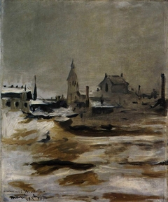 Effect of Snow on Petit-Montrouge by Edouard Manet