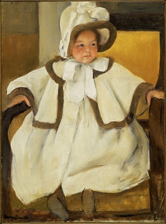 Ellen Mary in a White Coat by Mary Cassatt