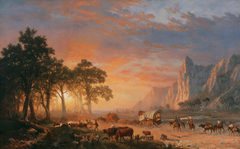 Emigrants Crossing the Plains by Albert Bierstadt