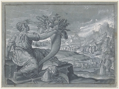 Europa by Johann Sadeler I