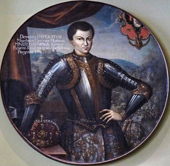 False Dmitriy I in coronation robes by Szymon Boguszowicz