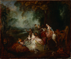 Fete Champetre by Antoine Watteau