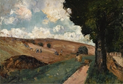 Field workers in Thuringa by Lesser Ury