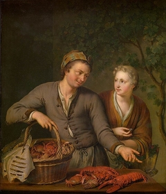 Fish Seller by Willem van Mieris