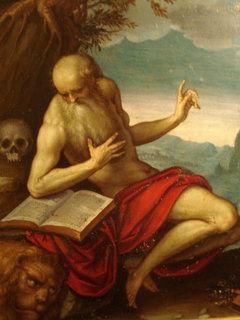 Francesco St Jerome by Palma il Giovane