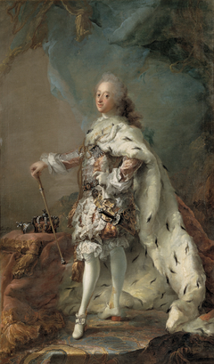 Frederik V in his Anointing Robes by Carl Gustaf Pilo