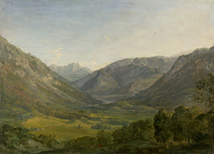 Gebirgstal (Gegend bei Ruhpolding) by Johann Georg von Dillis