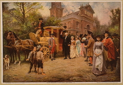 General Washington at Christ Church, Easter Sunday, 1795 by Jean Leon Gerome Ferris