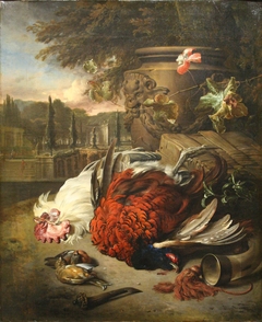 Gibier et armes de chasse by Jan Weenix