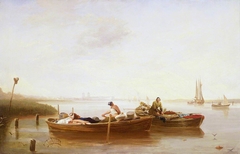 Greenwich from Blackwall Reach by Augustus Wall Callcott