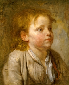 Head of a Young Boy by Jean-Baptiste Greuze