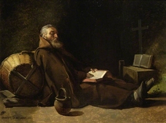 Hermit reading by François Marius Granet