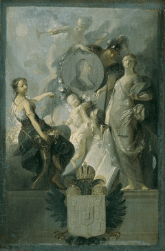 Homage to Empress Maria Theresia by Franz Anton Maulbertsch