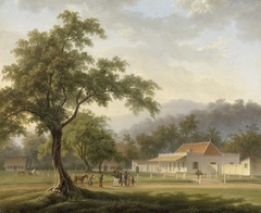 House of the Assistant Resident of Banyuwangi, East Java (Jawa Timur) by Auguste Antoine Joseph Payen